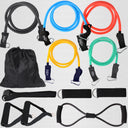 Versatile 12-Piece Resistance Bands Set for Home Fitness Versatile 12-Piece Resistance Bands Set for Home Fitness