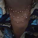 Boho Multi Element Crystal Layered Necklace for Women Boho Multi Element Crystal Layered Necklace for Women