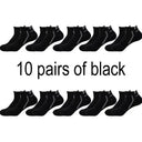 Comfort Driven Breathable Ankle Socks 10 Pair Athletic Set Comfort Driven Breathable Ankle Socks 10 Pair Athletic Set