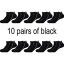 Comfort-Driven Breathable Ankle Socks 10-Pair Athletic Set Comfort-Driven Breathable Ankle Socks 10-Pair Athletic Set