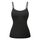 Adjustable Cotton Cami with Shelf Bra Women's Tank Top Adjustable Cotton Cami with Shelf Bra Women's Tank Top