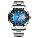 Elegant Stainless Steel Watch Modern Men's Waterproof Calendar Elegant Stainless Steel Watch Modern Men's Waterproof Calendar