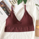 Sleek Seamless V Neck Crop Top Breathable Fitness Outfit Sleek Seamless V Neck Crop Top Breathable Fitness Outfit