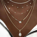 Boho Multi Element Crystal Layered Necklace for Women Boho Multi Element Crystal Layered Necklace for Women