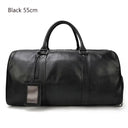 Natural Cowskin Travel Bags Waterproof Men's Leather Bag 55cm Natural Cowskin Travel Bags Waterproof Men's Leather Bag 55cm