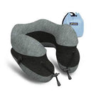 Memory Foam U-Shape Travel Pillow with Adjustable Support Memory Foam U-Shape Travel Pillow with Adjustable Support