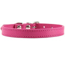 Colorful Leather Pet Collar Custom Padded Quick Release Colorful Leather Pet Collar Custom Padded Quick Release