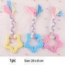 Pet Dog Chews TPR Knot Bite Resistant Teeth Cleaning Toys Pet Dog Chews TPR Knot Bite Resistant Teeth Cleaning Toys
