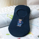 Charming Cartoon Bear Socks Trendy Comfort For Men Charming Cartoon Bear Socks Trendy Comfort For Men