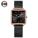 Rose Gold Square Dial Ladies Watch Sophisticated Timepiece Rose Gold Square Dial Ladies Watch Sophisticated Timepiece