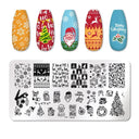 Stainless Steel Nail Art Stamping Plate Set for Manicures Stainless Steel Nail Art Stamping Plate Set for Manicures