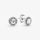 Sterling Silver Crystal Stud Earrings Rose Gold Heart Bee Sterling Silver Crystal Stud Earrings Rose Gold Heart Bee
