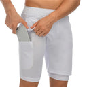 Men Summer Running Shorts 2 In 1 Quick Dry Gym Shorts Men Summer Running Shorts 2 In 1 Quick Dry Gym Shorts