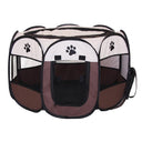 Portable Octagon Pet Playpen With Large Space And Rolling Door Portable Octagon Pet Playpen With Large Space And Rolling Door
