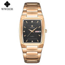 WWOOR Square Luxury Watch Elegant Waterproof Timepiece 50m WWOOR Square Luxury Watch Elegant Waterproof Timepiece 50m