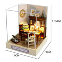 Kids Wooden Dollhouse Kit Creative Roombox Toy Set Kids Wooden Dollhouse Kit Creative Roombox Toy Set