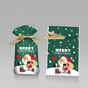 Santa Candy Bags with Snowflakes - Durable Gift Wrap Santa Candy Bags with Snowflakes - Durable Gift Wrap