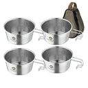 Portable 450ml Stainless Steel Sierra Bowl with Bag Portable 450ml Stainless Steel Sierra Bowl with Bag
