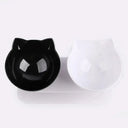 Double Cat Bowl Set Elevated Feeding Bowls For Cats Double Cat Bowl Set Elevated Feeding Bowls For Cats