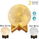 Rechargeable Remote Control 3D Moon Lamp With 16 Color LED Rechargeable Remote Control 3D Moon Lamp With 16 Color LED