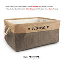 Personalized Pet Toy Storage Box Custom Name Clothes Accessories Personalized Pet Toy Storage Box Custom Name Clothes Accessories