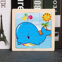 Kids Cartoon Animal Traffic Wooden Educational Puzzle Set Kids Cartoon Animal Traffic Wooden Educational Puzzle Set
