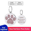 Engraved Personalized Pet ID Tags Custom Dog Collar Name Tag Engraved Personalized Pet ID Tags Custom Dog Collar Name Tag