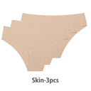 Silk Panties Set: Seamless Low-Rise Comfort Pack for Women Silk Panties Set: Seamless Low-Rise Comfort Pack for Women