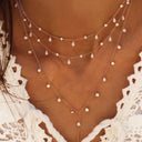 Boho Multi Element Crystal Layered Necklace for Women Boho Multi Element Crystal Layered Necklace for Women
