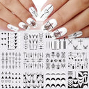 Stylish Floral & Geometric Nail Decals for Creative Manicures Stylish Floral & Geometric Nail Decals for Creative Manicures