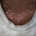 Boho Multi Element Crystal Layered Necklace for Women Boho Multi Element Crystal Layered Necklace for Women