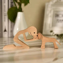 Personalized Hand Carved Dog Family Figurine For Pet Lovers Personalized Hand Carved Dog Family Figurine For Pet Lovers