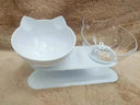 Double Cat Bowl Set Elevated Feeding Bowls For Cats Double Cat Bowl Set Elevated Feeding Bowls For Cats
