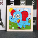 Kids Cartoon Animal Traffic Wooden Educational Puzzle Set Kids Cartoon Animal Traffic Wooden Educational Puzzle Set