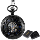 Vintage Bronze Pocket Watch Roman Numeral Skeleton Hand Wind Vintage Bronze Pocket Watch Roman Numeral Skeleton Hand Wind