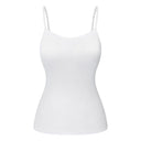 Adjustable Cotton Cami with Shelf Bra Women's Tank Top Adjustable Cotton Cami with Shelf Bra Women's Tank Top