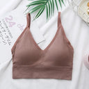 Sleek Seamless V Neck Crop Top Breathable Fitness Outfit Sleek Seamless V Neck Crop Top Breathable Fitness Outfit
