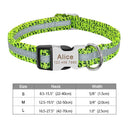 Engraved Nylon Pet ID Collar with Nameplate for Dogs Engraved Nylon Pet ID Collar with Nameplate for Dogs