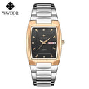 WWOOR Square Luxury Watch Elegant Waterproof Timepiece 50m WWOOR Square Luxury Watch Elegant Waterproof Timepiece 50m