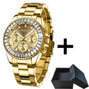 Rainbow Diamond Gold Watch Stylish Timepiece for Men Rainbow Diamond Gold Watch Stylish Timepiece for Men