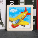 Kids Cartoon Animal Traffic Wooden Educational Puzzle Set Kids Cartoon Animal Traffic Wooden Educational Puzzle Set