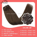 Straight Remy Human Hair Clip-In Extensions Black Blonde 20 Inch Straight Remy Human Hair Clip-In Extensions Black Blonde 20 Inch