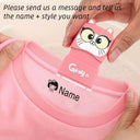 Custom Cartoon Name Stamp Set for Kids Waterproof Kit Custom Cartoon Name Stamp Set for Kids Waterproof Kit