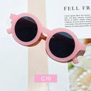 Colorful Round Frame Kids Sunglasses with UV Protection Colorful Round Frame Kids Sunglasses with UV Protection