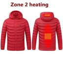 Men 9 Areas Heated Jacket USB Winter Electric Heating Coat Men 9 Areas Heated Jacket USB Winter Electric Heating Coat