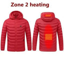 Men Nine Zone Heated Jacket USB Winter Electric Coat Men Nine Zone Heated Jacket USB Winter Electric Coat