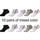 Comfort-Driven Breathable Ankle Socks 10-Pair Athletic Set Comfort-Driven Breathable Ankle Socks 10-Pair Athletic Set