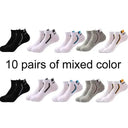 Comfort Driven Breathable Ankle Socks 10 Pair Athletic Set Comfort Driven Breathable Ankle Socks 10 Pair Athletic Set