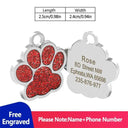 Engraved Personalized Pet ID Tags Custom Dog Collar Tags Engraved Personalized Pet ID Tags Custom Dog Collar Tags