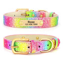 Leather Personalized Cat Collar Adjustable Free Engraving Leather Personalized Cat Collar Adjustable Free Engraving